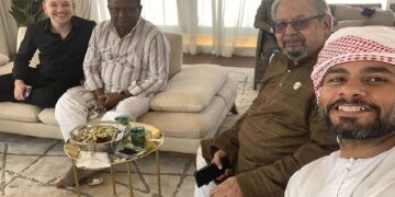 Governmental Delegation from Bangladesh meeting Aziz Al Ameri and Paulius Stankevicius in Abu Dhabi