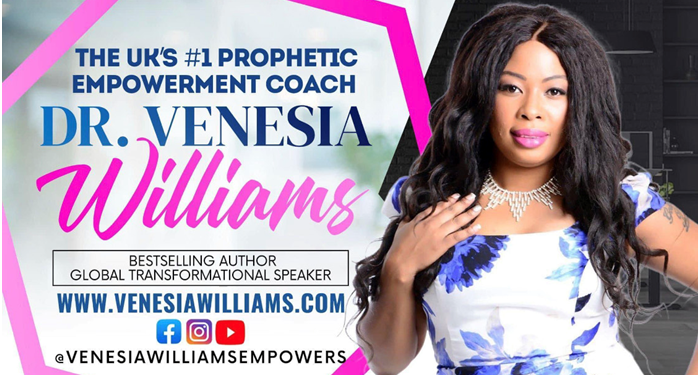 Dr. Venesia Williams, The UK’s #1 Prophetic Empowerment Coach, Hosts EMPOWERING WOMEN TO W.I.N International Conference in London!