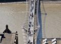 Millennium Bridge Reopens after Work