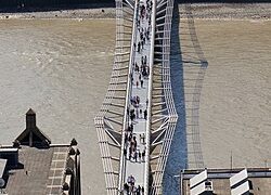 Millennium Bridge Reopens after Work
