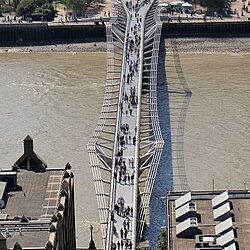 Millennium Bridge Reopens after Work