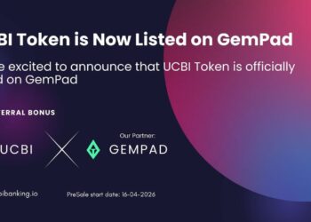 UCBI Token Presale is Listed on Gempad ! Union of Cryptocurrencies and Blockchain International