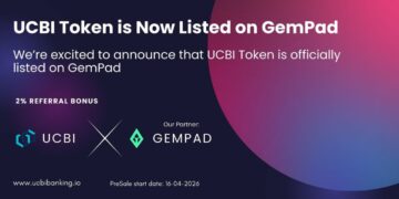 UCBI Token Presale is Listed on Gempad ! Union of Cryptocurrencies and Blockchain International