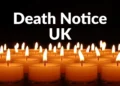 Find an obituary for a specific person UK