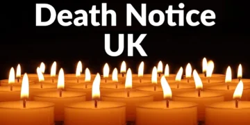 Find an obituary for a specific person UK