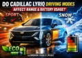 Driving Modes in Cadillac LYRIQ