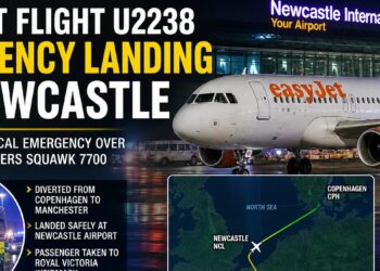 EasyJet Flight U2238 Makes Emergency Landing at Newcastle after Medical Crisis